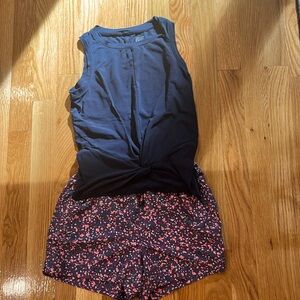 Athleta Girl Shorts and Top